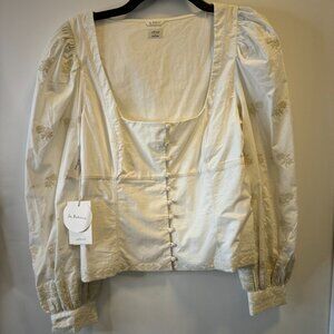 NWT Wilfred Palo Santo Blouse from Aritzia - Size L
